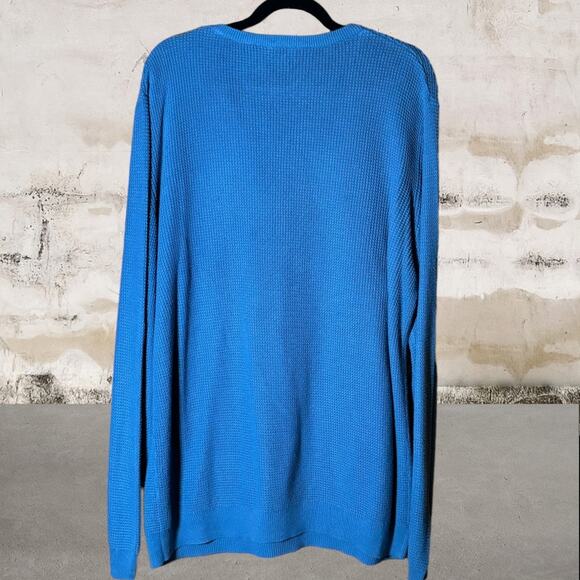 Adventuridge Men’s Captains Blue Casual Long Sleeve Pullover-Size Large - Picture 3 of 4